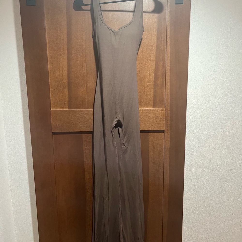 Elegant Brown Jumpsuit